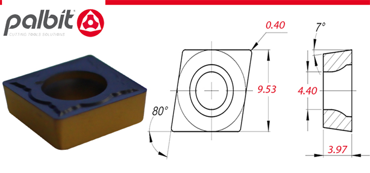 LTT900183A19082025141430988784 CCMT-09T304-MP-R3- PHG115 (PALBIT) TURNING - Image 1