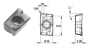 APKT 160408 PDER-X2 PH7930 P3 PVD (PALBIT) MILLING