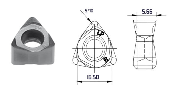 WNHU 04T308 PNER-LP K PVD PH7920 (PALBIT) Milling - Image 1