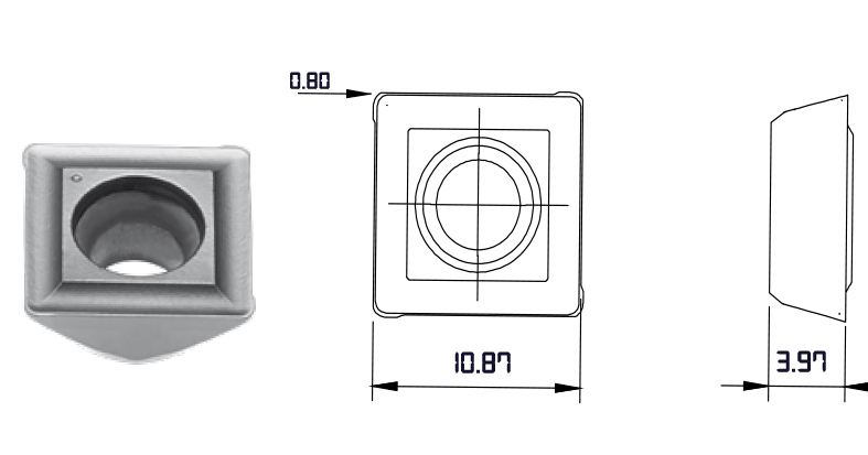 CENTRE OR CHAMFER :- SOMT 11T308 PH7920 G4  (K)   PVD  (PALBIT)