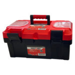 TOOL BOX: 16" PLASTIC W/TOTE TRAY MAXPOWER
