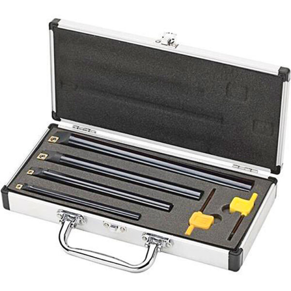 BORING BAR SET: 8, 10, 12, 16MM 4PC HARTINGEN W/INSERTS - Image 1