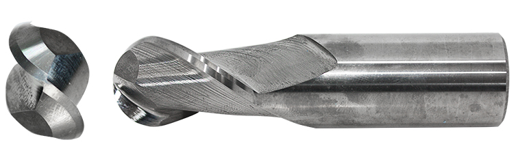 BALL NOSE: CARBIDE 3/16" 2FL STD (USA)