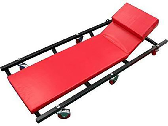 CREEPER: 40" ADJ HEAD REST STEEL FRAME