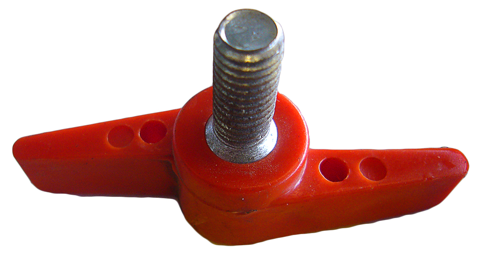 WING NUT: MALE M8 X 20MM