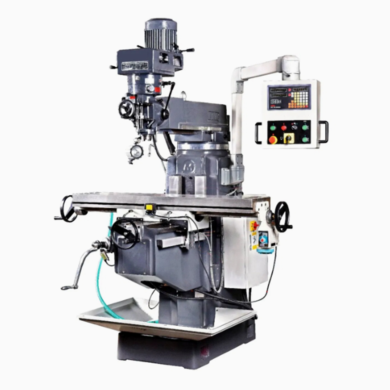 MILLING MACHINE: V4 1370 X 254MM TABLE NT40 1PH TURRET