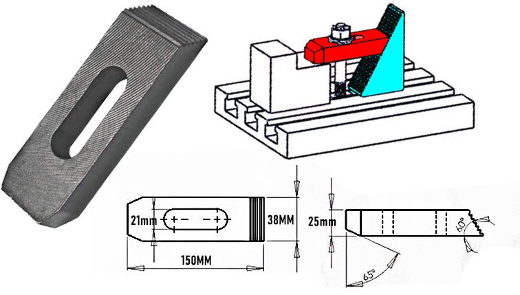 STEP CLAMP: 150 X 38 X 22MM SLOT EACH
