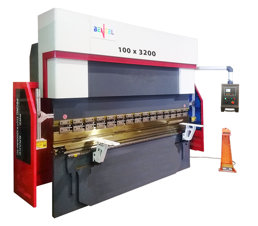 PRESS BRAKE: 2 AXIS WC67E -100T X 3200MM ESTUN 200P