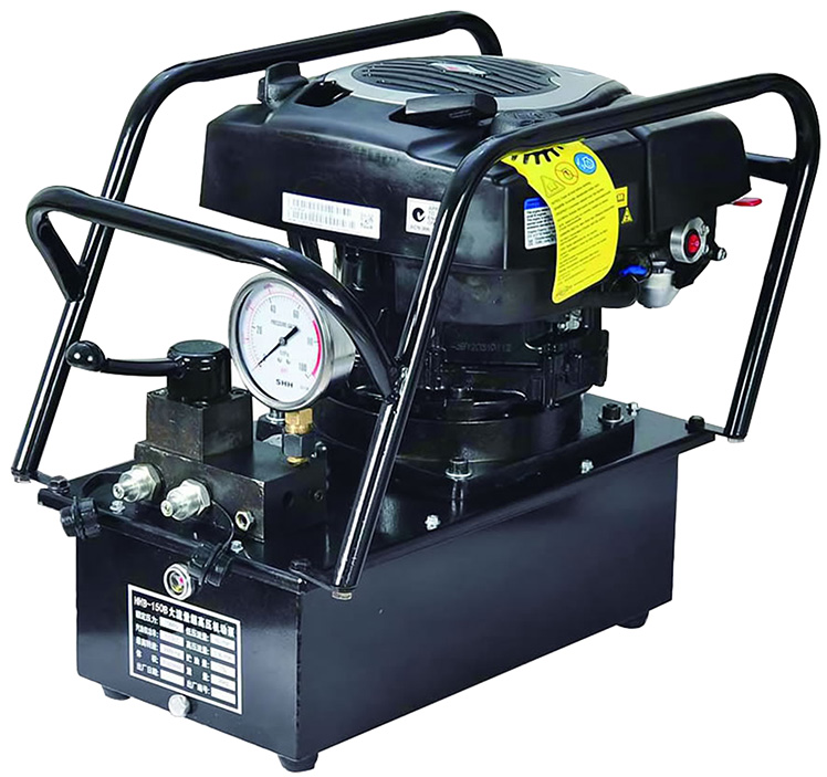 HYDRAULIC POWER PACK: 5.5HP PETROL 700 BAR 2 WAY HHB-150B