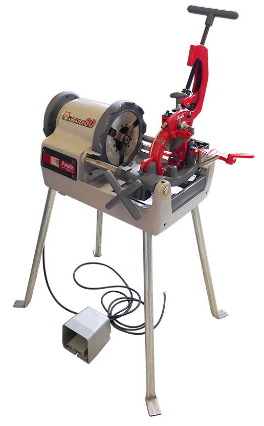 PIPE THREADER: ASADA BEAVER 80AT + FOOT SWITCH